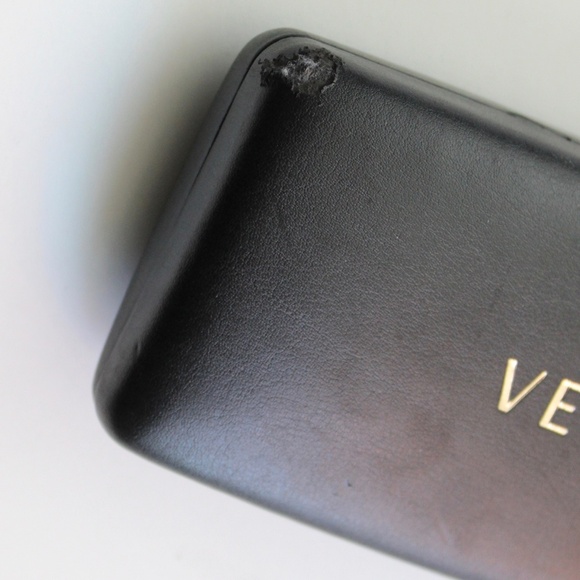 Versace Black Gold Print Logo Hard Shell Eyeglasses Sunglasses Case - Picture 4 of 4